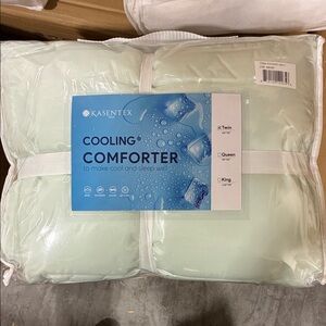 Green Cooling Comforter Twin
